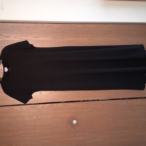 LuLaRoe womens short sleeve black maxi dress size medium